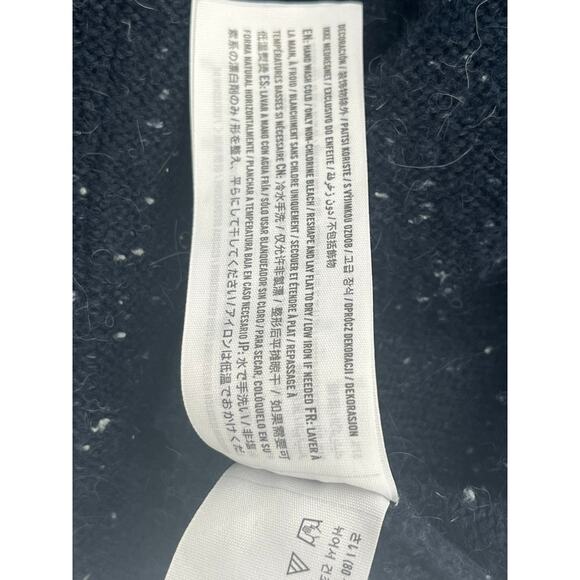 ABERCROMBIE & FITCH NUBBY KNIT DUSTER CARDIGAN SWEATER IN NAVY (Womens: Med) - Picture 14 of 15